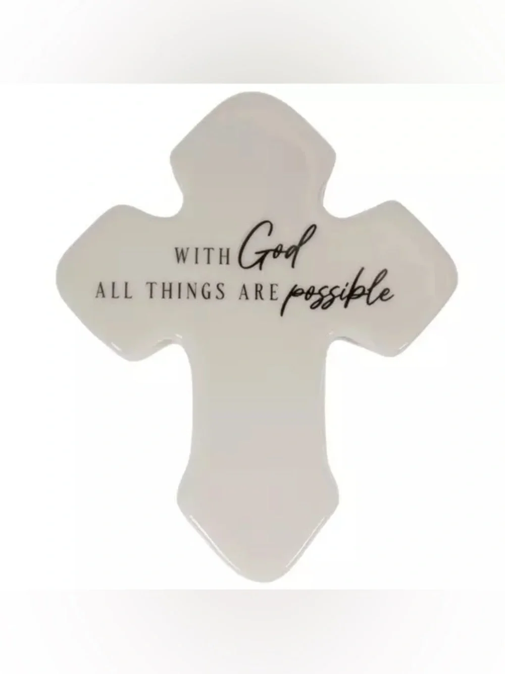With God All Things Are Possible Jewelry Box